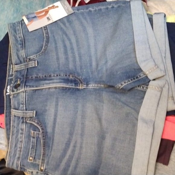 Lee riders women's blue jeans short Sz 10 Medium - Picture 11 of 17